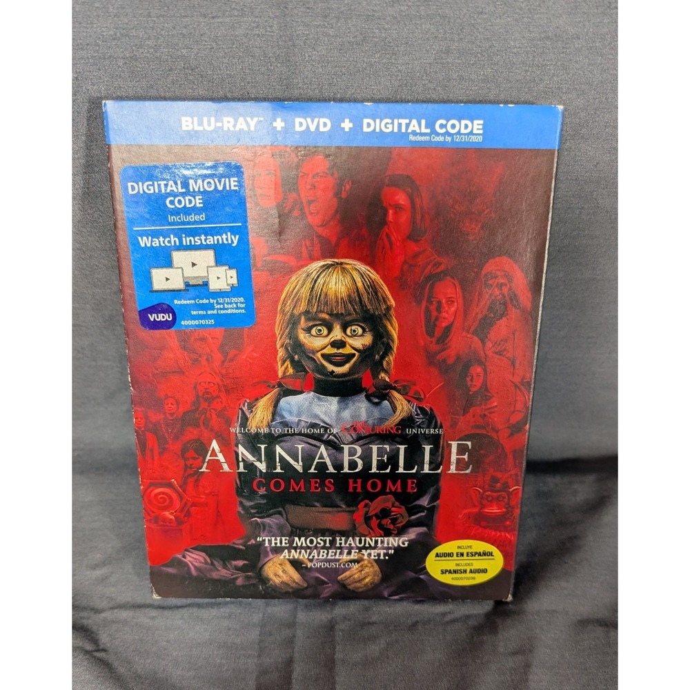 Annabelle Comes Home - Blu Ray/DVD - with Slip Cover